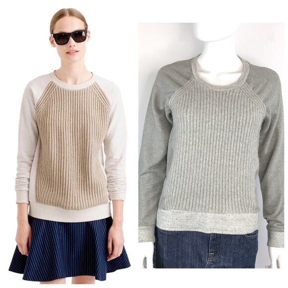 J. Crew Sweaters - J. Crew Wool Blend Gray Sweatshirt & Sweater Outdoor & Cozy